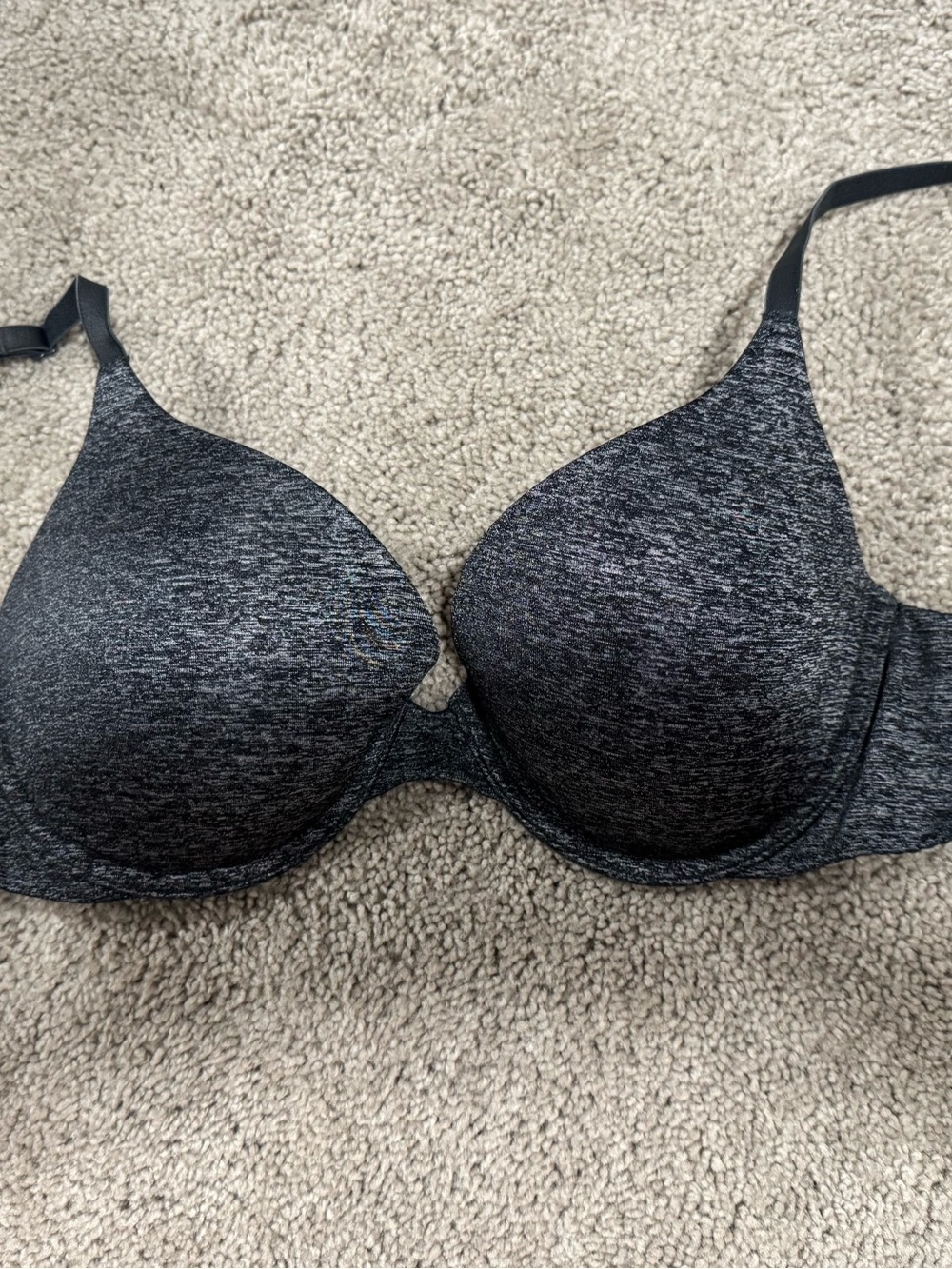 Victoria's Secret Seamless Molded Cup Bra - Charcoal Heather
